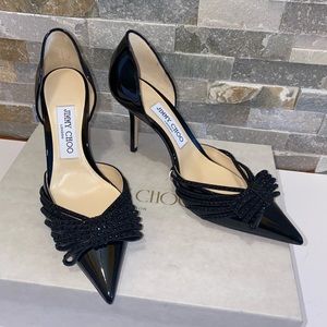JIMMY CHOO KAITENCE Crystal-embellished Pump
